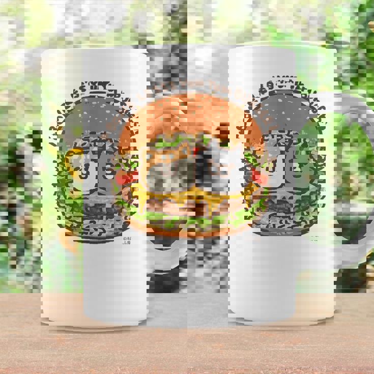 ボンレス犬とボンレス猫 ハンバーガー コーヒーマグ ギフトのアイデア