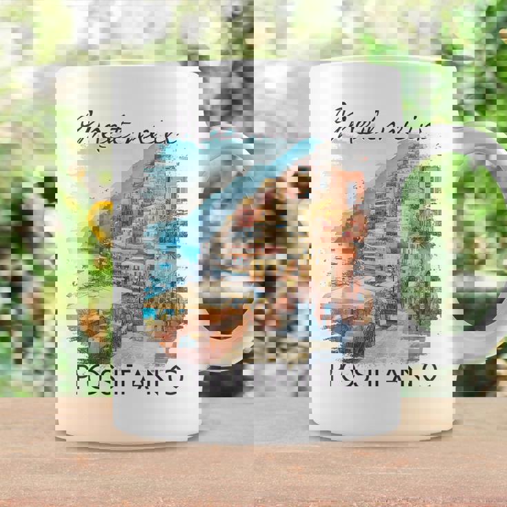 ポジターノ イタリア 旅行 冒険 ミート・ミー・イン・ポジターノ コーヒーマグ ギフトのアイデア