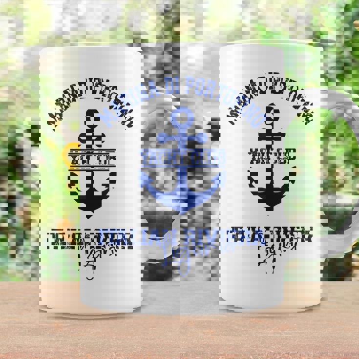 マリーナ・ディ・ポルトフィーノ イタリアン リビエラ ヨットクラブ ボートバケーション コーヒーマグ ギフトのアイデア