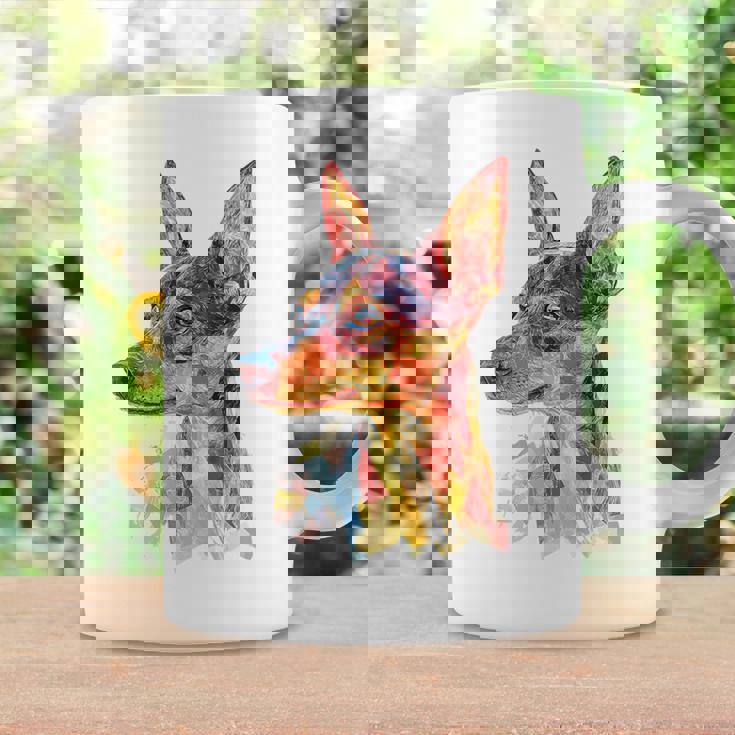 ミニチュア ピンシャー 犬 ペット カラフル ミニチュア ピンシャー コーヒーマグ ギフトのアイデア