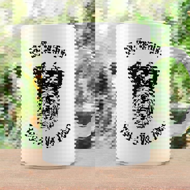 ミニチュアシュナウザー 私のセラピストは鼻が濡れています コーヒーマグ ギフトのアイデア