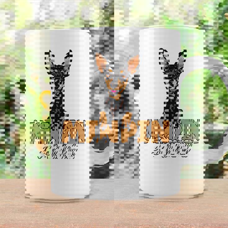 ミニピン ママ かわいい ミニチュア ピンシャー 犬 ママ ミニピン マザー コーヒーマグ ギフトのアイデア