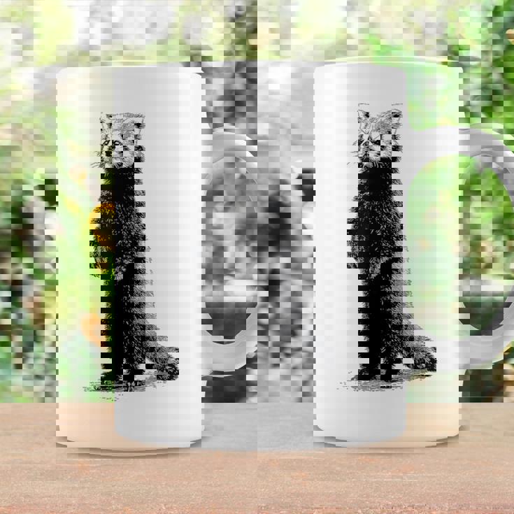 ミニマリストデザインのレッサーパンダ コーヒーマグ ギフトのアイデア