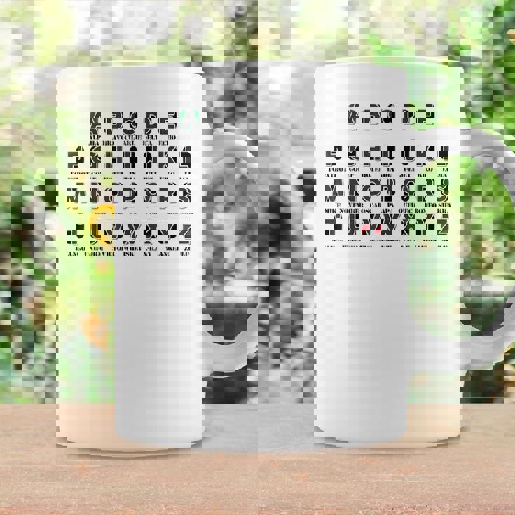 ミリタリー アルファベット アルファ ブラボー チャーリー モース ラジオ音声 コーヒーマグ ギフトのアイデア