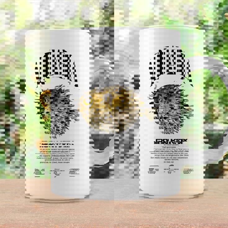 ヤマアラシ フグ 魚飼い モダンストリートウェア コーヒーマグ ギフトのアイデア