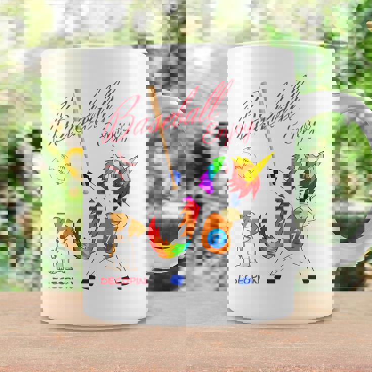 ユニコーン 野球 デコピン 長袖tシャツ コーヒーマグ ギフトのアイデア