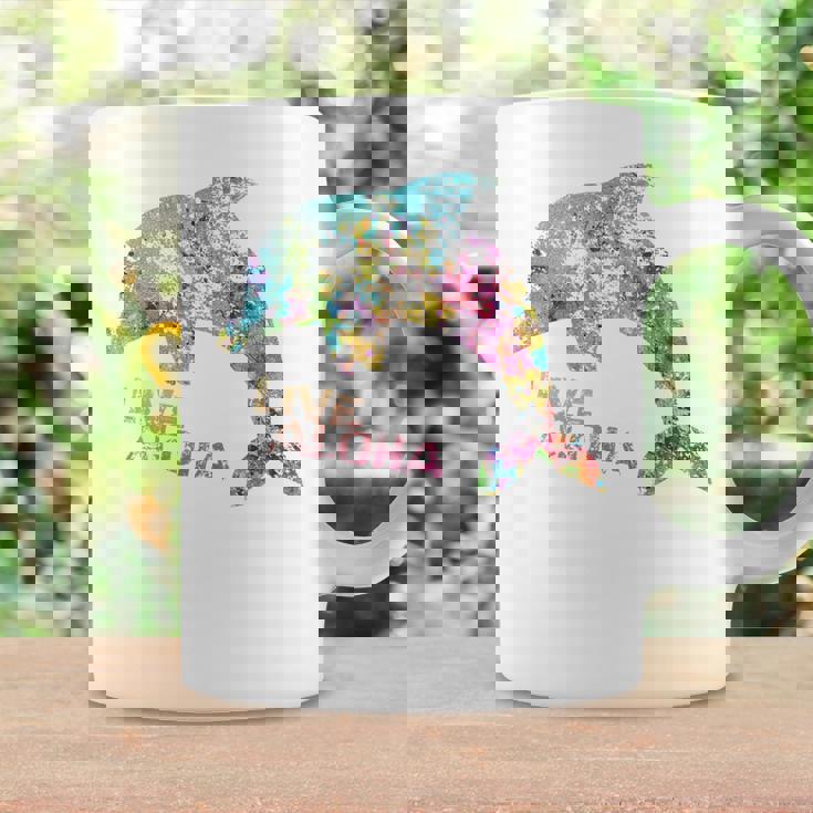 ライブ アロハ イルカ グラフィック コーヒーマグ ギフトのアイデア