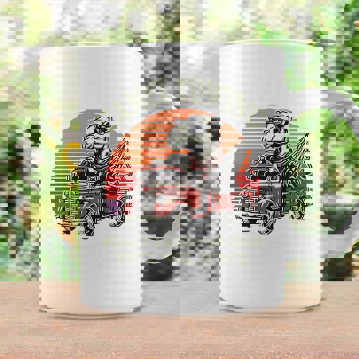 ラクダ牽引、しっかりと固定されている場合は引き出します。 長袖tシャツ コーヒーマグ ギフトのアイデア