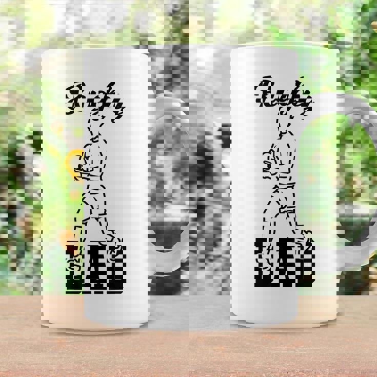 メンズ ラグビー お父さん ラグビーコーチ サッカー 父の日 コーヒーマグ ギフトのアイデア