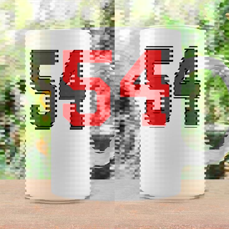 ラッキーナンバー54 クラシックカレッジアメリカン代表チームのファンプレイヤー コーヒーマグ ギフトのアイデア