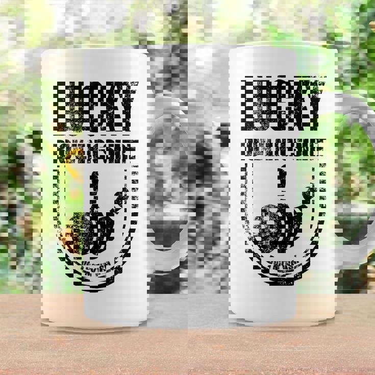 ラッキーボウリングシャツはボウラーのための面白い引用を洗わないでください コーヒーマグ ギフトのアイデア