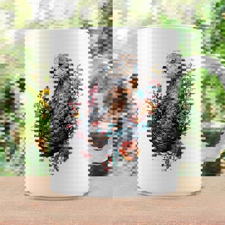 ラッコ フローラルアクセント コーヒーマグ ギフトのアイデア