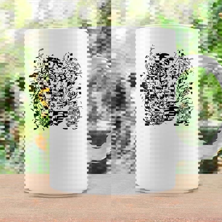 ラップオールドスクールヒップホップグラフィティtシャツとストリートダンス コーヒーマグ ギフトのアイデア