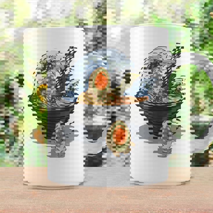 ラーメン 海 波 寝ぼける たまご コーヒーマグ ギフトのアイデア