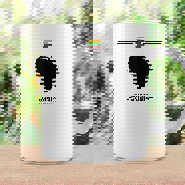 リトアニアの国旗、地図と国名リトアニア。 コーヒーマグ ギフトのアイデア