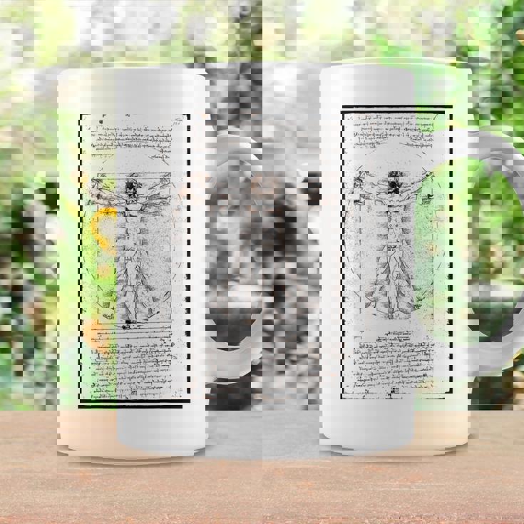 レオナルド・ダ・ヴィンチの「ヴィトルヴィア人」 オリジナル コーヒーマグ ギフトのアイデア