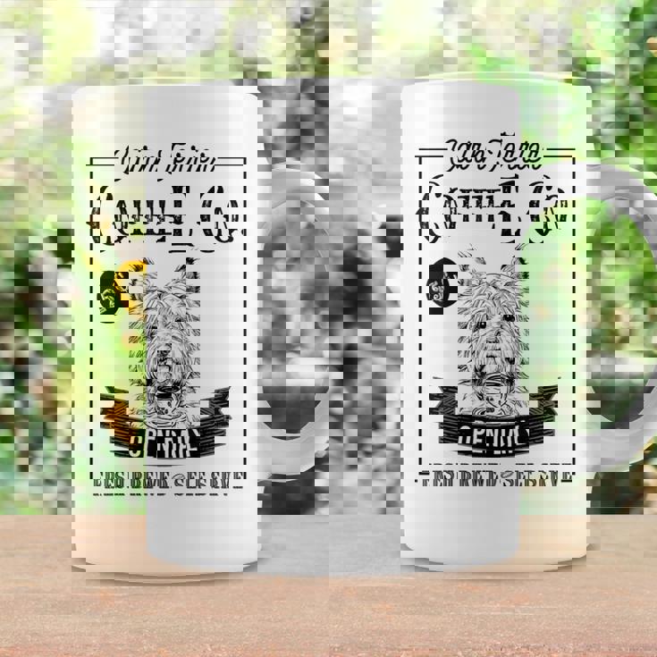 レトロ ケアンテリア コーヒー 面白い 犬 ママ コーヒー愛好家 コーヒーマグ ギフトのアイデア