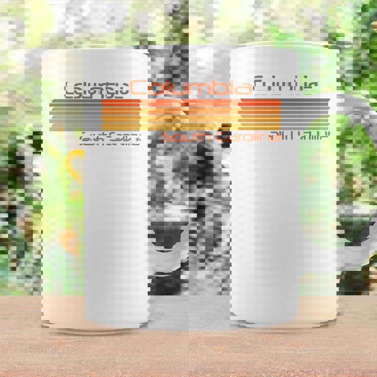 レトロ コロンビア サウスカロライナ 長袖tシャツ コーヒーマグ ギフトのアイデア