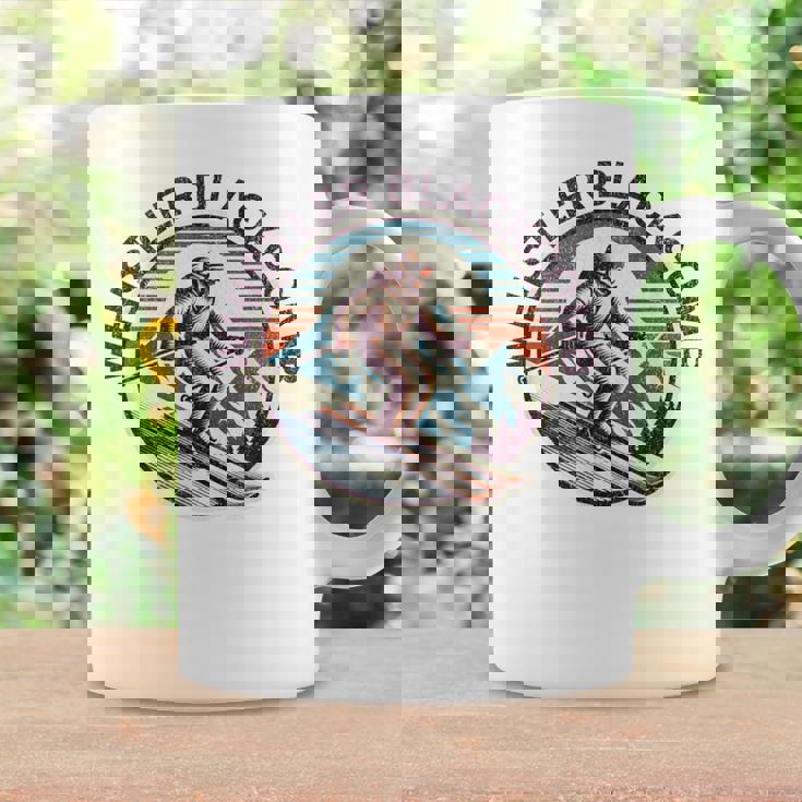 レトロ ヴィンテージ ウィスラー ブラッコム カナダ スキー リゾート 冬 コーヒーマグ ギフトのアイデア