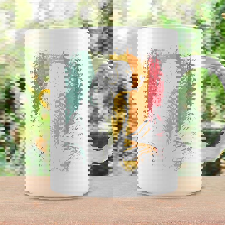 レトロなビンテージデザインのバーニーズマウンテンドッグ 長袖tシャツ コーヒーマグ ギフトのアイデア