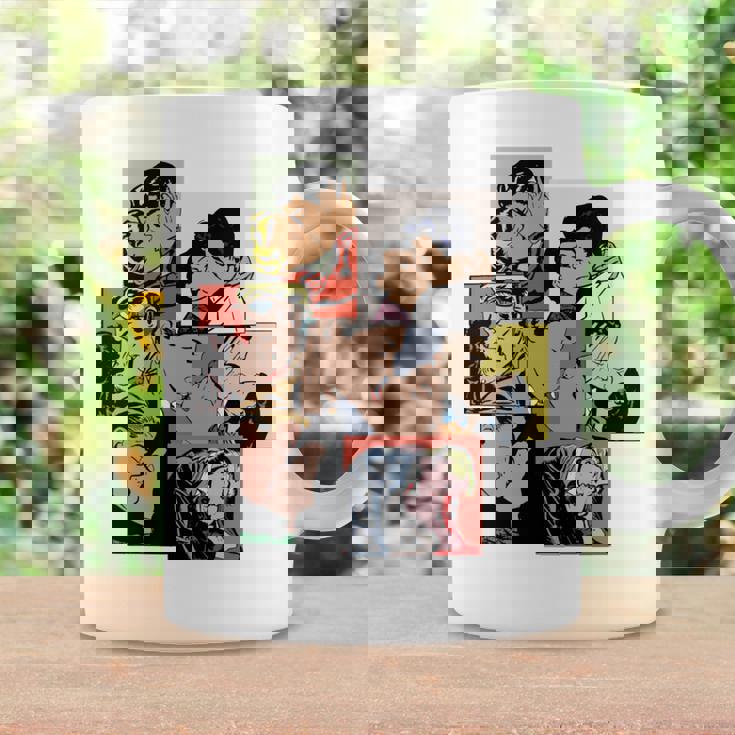 レトロコミックキス、コラージュ、ビンテージポップアートキスコミックスタイル 長袖tシャツ コーヒーマグ ギフトのアイデア