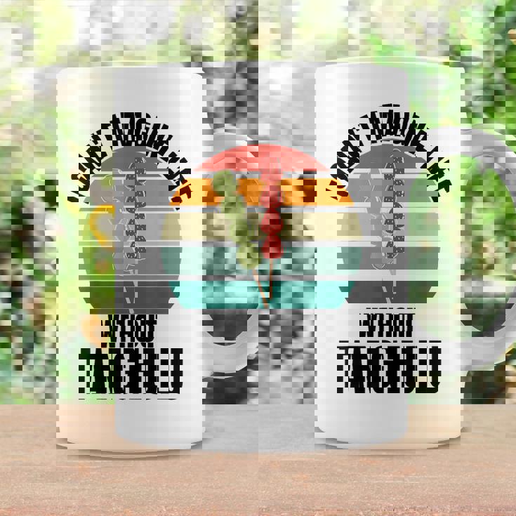 レトロタングル「Tanghuluなしでは人生は想像できない」 コーヒーマグ ギフトのアイデア