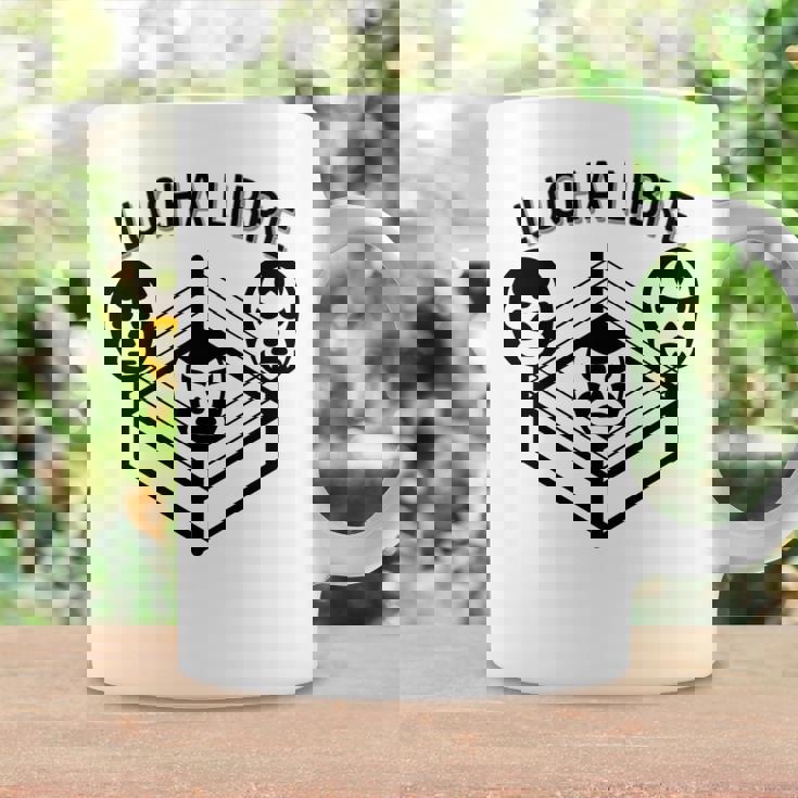 レトロレスリングテレビルチャリブレ 長袖tシャツ コーヒーマグ ギフトのアイデア