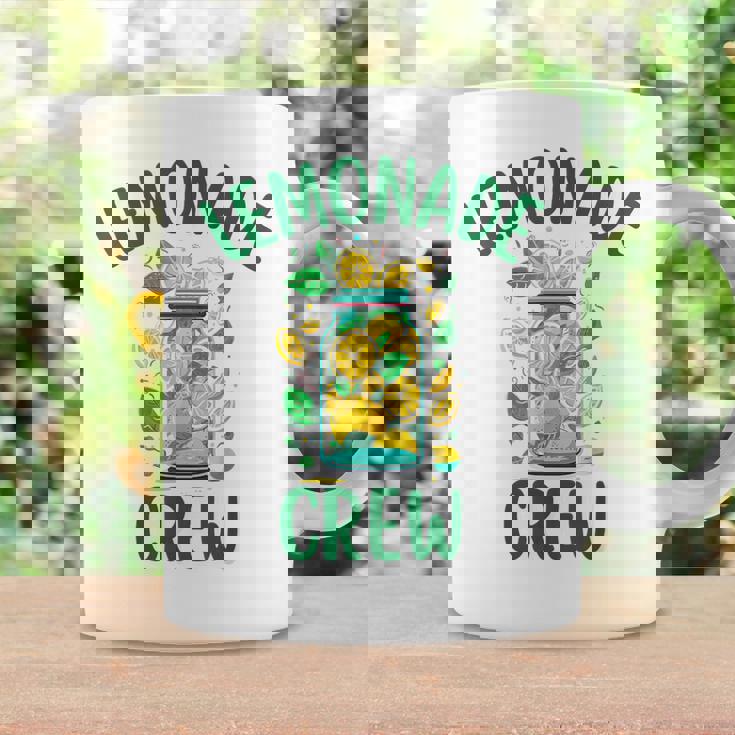 レモネードスタンドシャツ クルーとボス レモンジュース サマーイエロー コーヒーマグ ギフトのアイデア