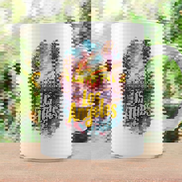 ロサンゼルス カリフォルニア サンセット スカイライン アーバン お土産 コーヒーマグ ギフトのアイデア