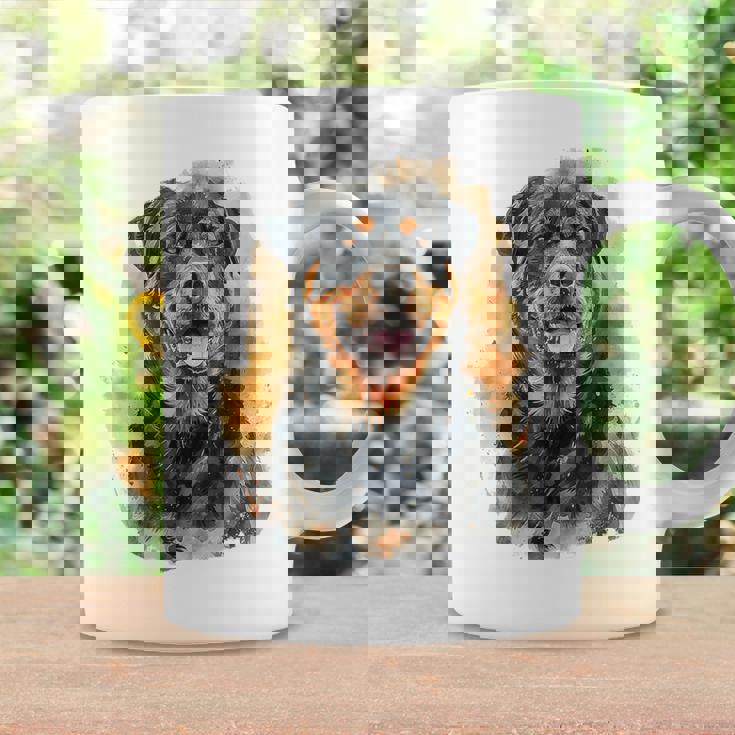 ロットワイラー 犬 モチーフ ペット アートワーク カラフル ロットワイラー コーヒーマグ ギフトのアイデア