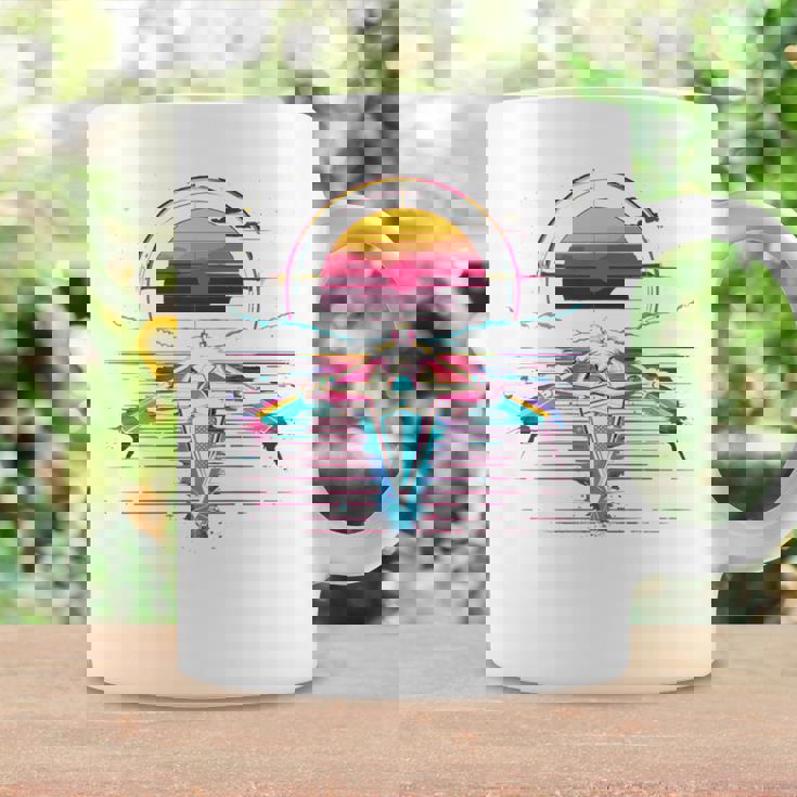 ローイング レトロウェーブ スカーリング 長袖tシャツ コーヒーマグ ギフトのアイデア