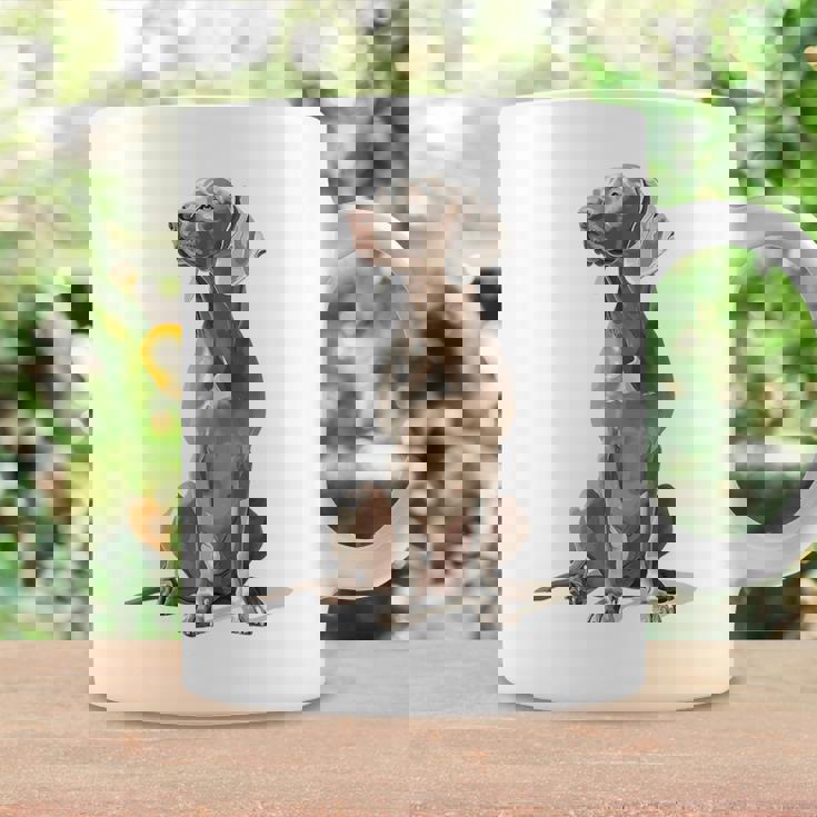 ワイマラナー 犬 グラフィック ペット イラスト ワイマラナー コーヒーマグ ギフトのアイデア