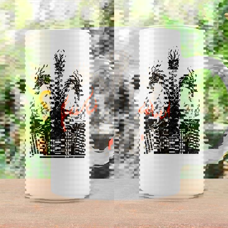 ヴィンテージ ドラゴンキング ギドラ アート サンセット 日本人 キッズ メンズ コーヒーマグ ギフトのアイデア