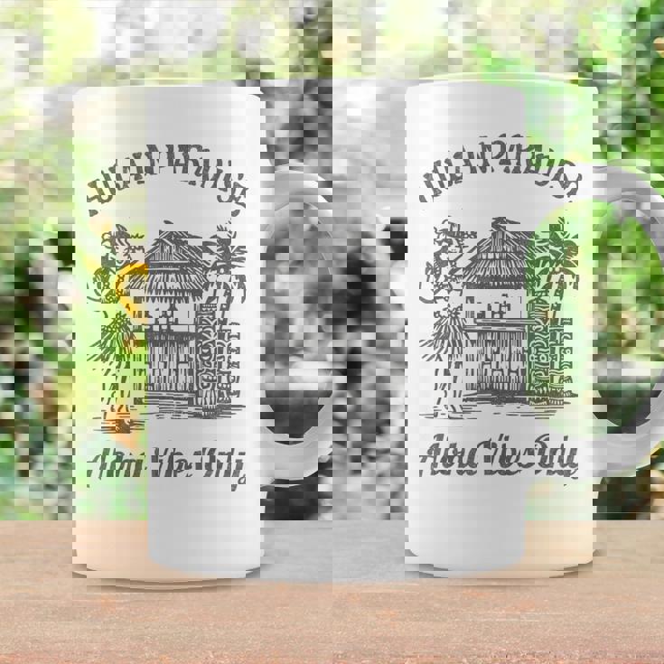 ヴィンテージ ハワイアン フラティキ トロピカル アロハ バイブ レトロ アイランド コーヒーマグ ギフトのアイデア