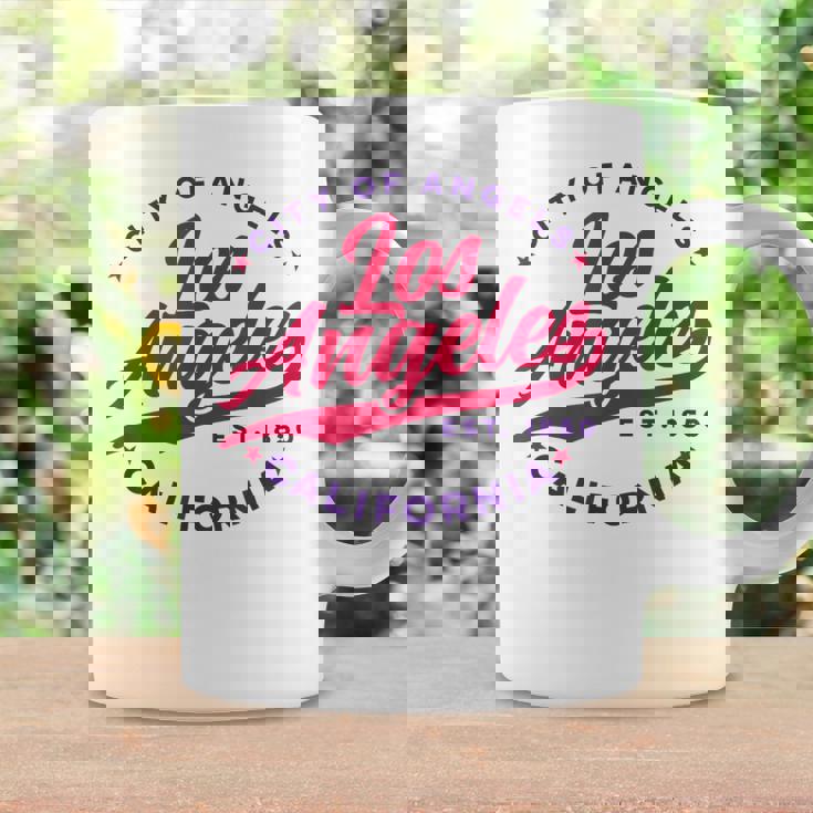 ヴィンテージ ロサンゼルス エンゼルス カリフォルニア レッドテキスト コーヒーマグ ギフトのアイデア