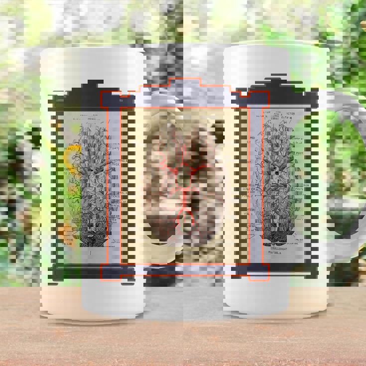 ヴィンテージ 人間の脳 解剖図 コーヒーマグ ギフトのアイデア