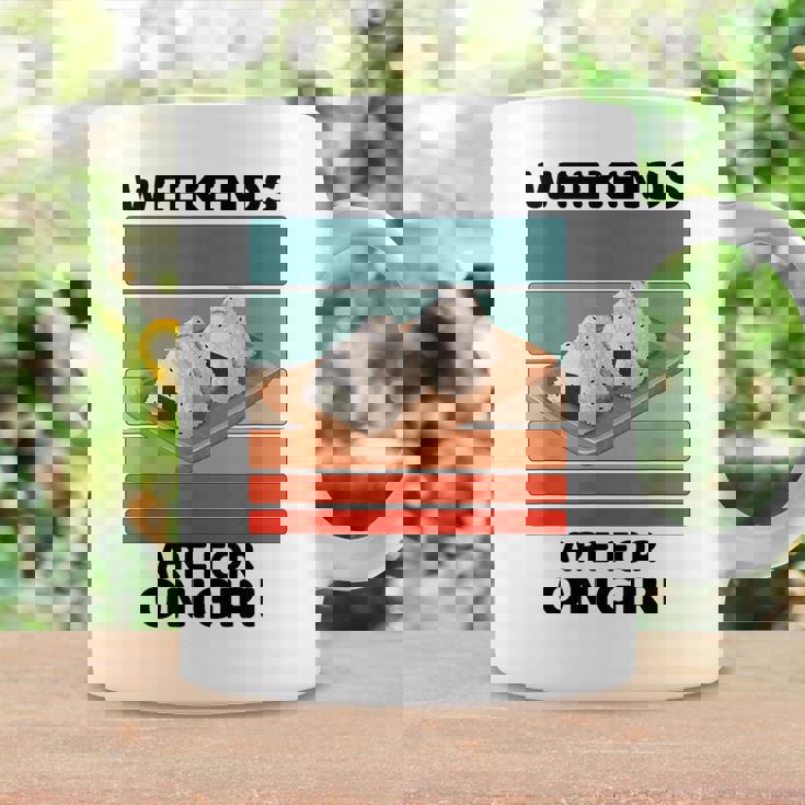 ヴィンテージおにぎりフードラバーウィークエンドはおにぎり好きの為 コーヒーマグ ギフトのアイデア