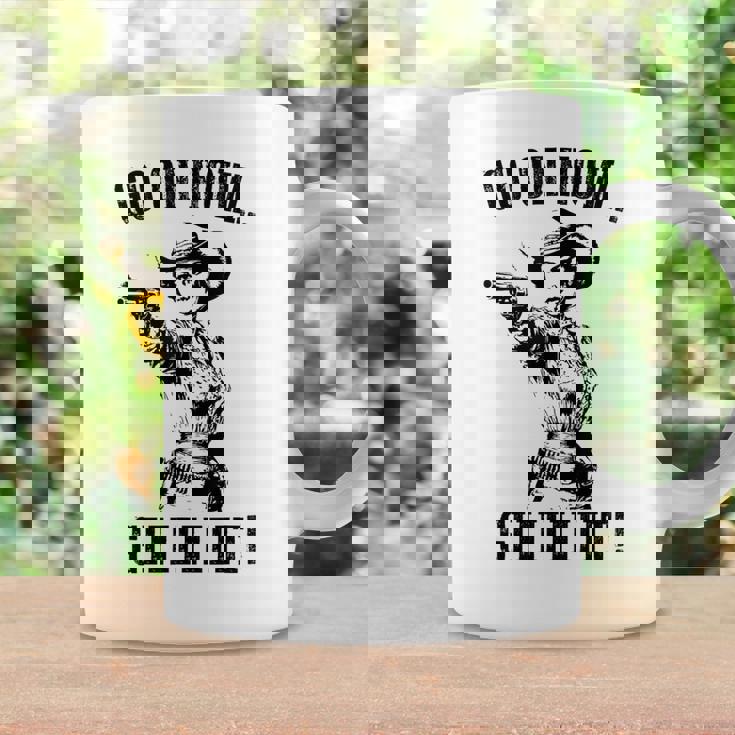 ヴィンテージカウガールシャツ Go On Git ウエスタンカウガール コーヒーマグ ギフトのアイデア