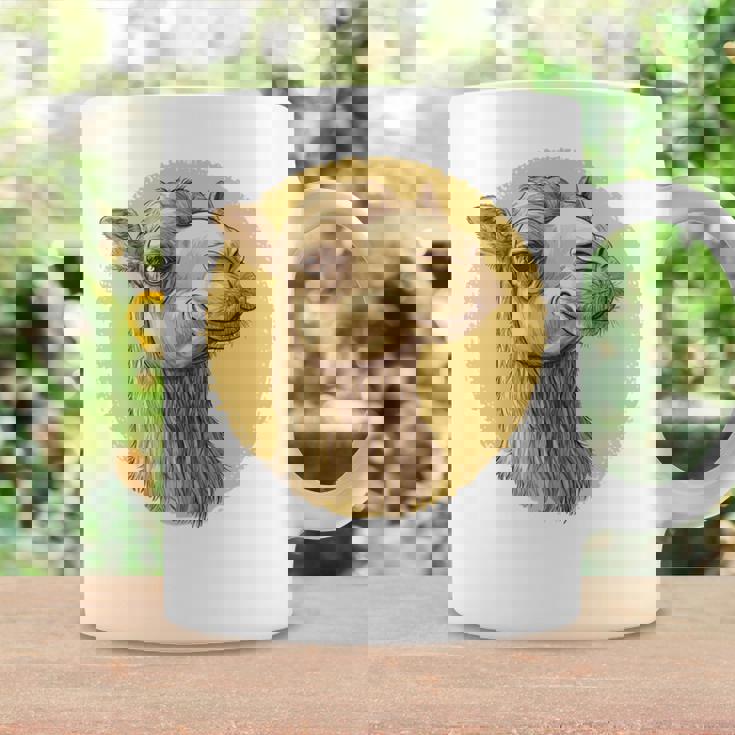 ヴィンテージラクダのイラスト 長袖tシャツ コーヒーマグ ギフトのアイデア