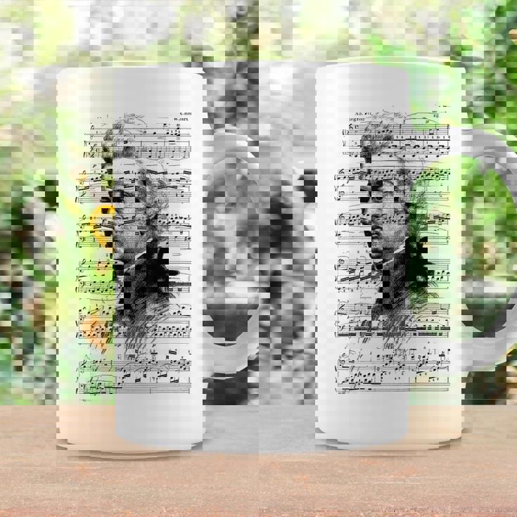 ヴォルフガング・アマデウス・モーツァルト 作曲家 ピアニスト モーツァルト 楽譜 コーヒーマグ ギフトのアイデア