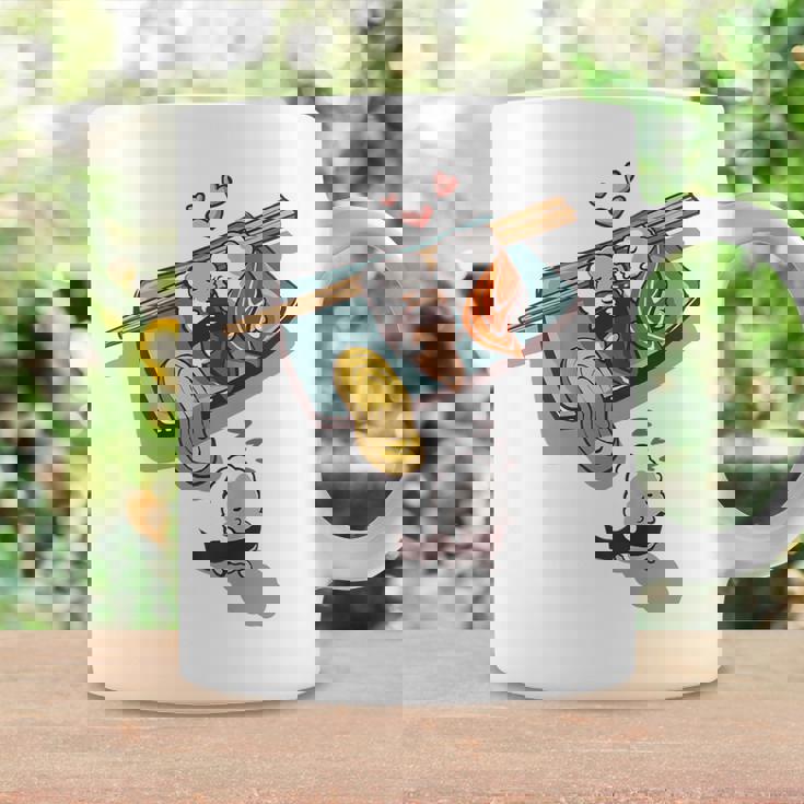 一緒に寝る 寿司 と 寝ぼける 寿司 たまご サーモン 穴子 コーヒーマグ ギフトのアイデア