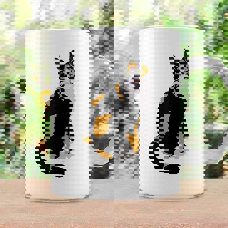 三毛猫ポートレート かわいい三毛猫 三毛猫好き コーヒーマグ ギフトのアイデア