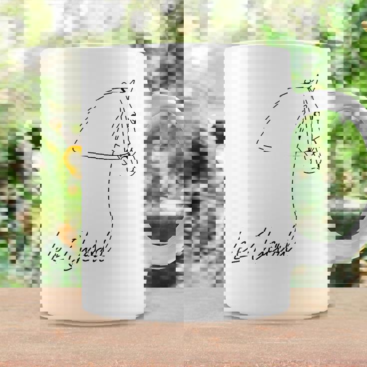 乗馬用シャツ フランス語の言葉 Le Cheval コーヒーマグ ギフトのアイデア