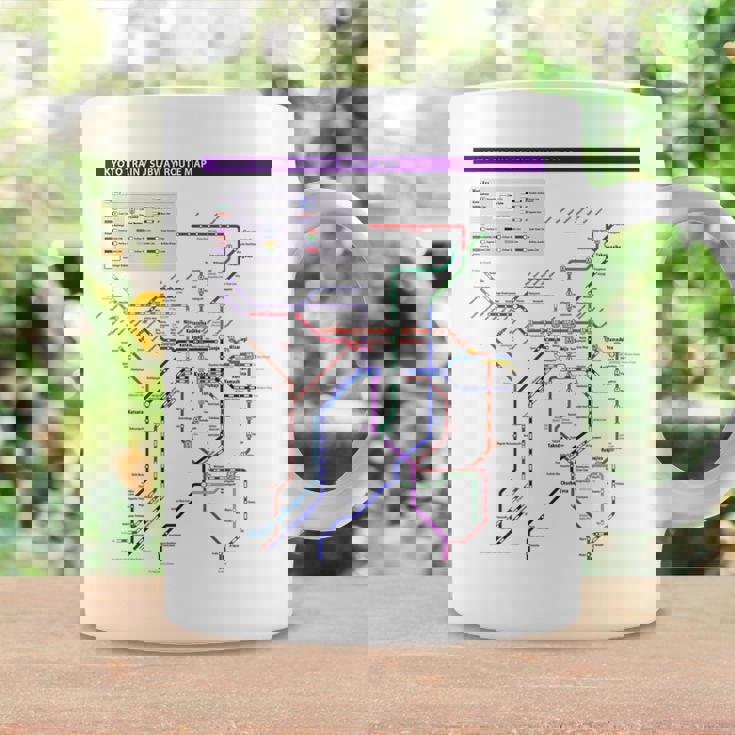 京都日本地下鉄鉄道おみやげ路線図 コーヒーマグ ギフトのアイデア