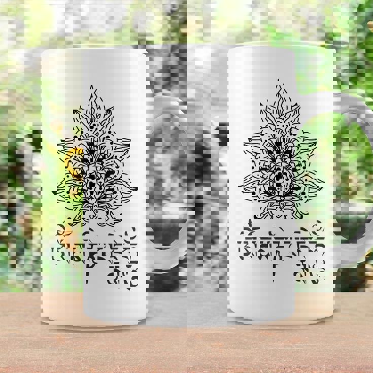 仏教 スピリチュアル オム マニ・パドメ ハム マントラと曼荼羅 コーヒーマグ ギフトのアイデア