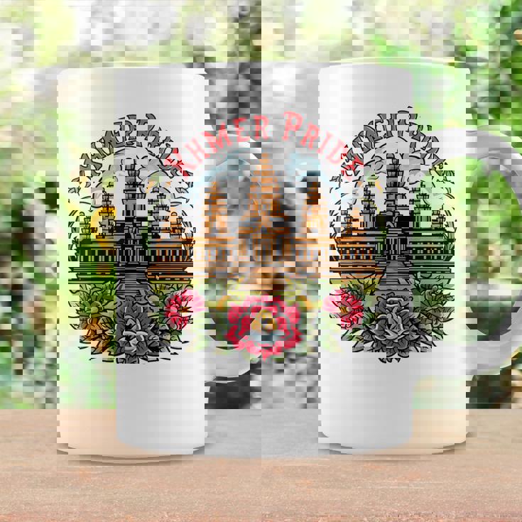 伝統的なカンボジアのクメールタトゥーデザインアンコールワット コーヒーマグ ギフトのアイデア