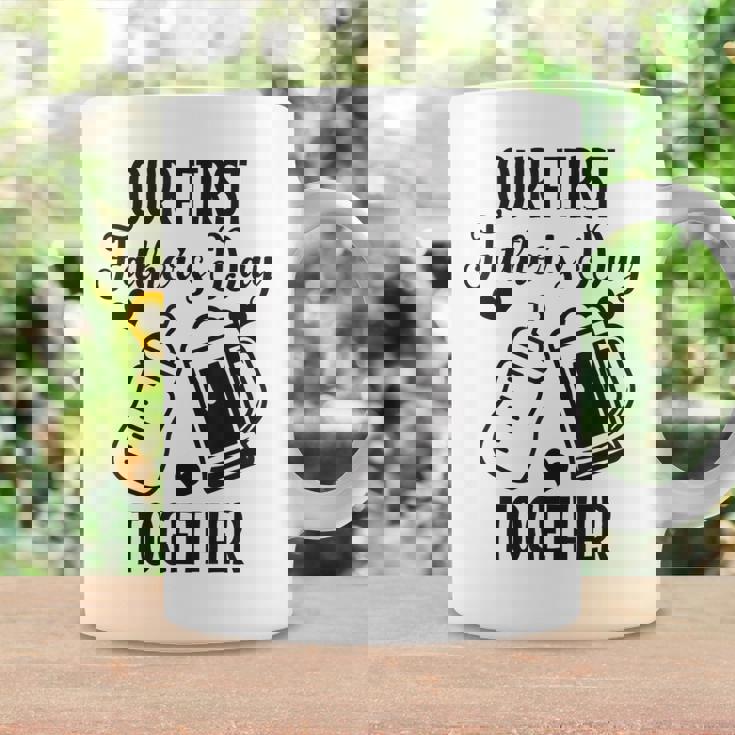 初めての父の日 Together Beer First Time Dad コーヒーマグ ギフトのアイデア