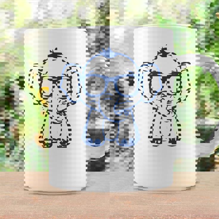 動物かわいいシンプルなサングラスをかけた小さな象の赤ちゃん コーヒーマグ ギフトのアイデア