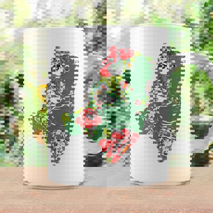 台湾花布柄 くまちゃん 熊 緑 みどり グリーン 客家花布 台湾花布 台湾雑貨 台湾 台湾風 かわいい お洒落 コーヒーマグ ギフトのアイデア