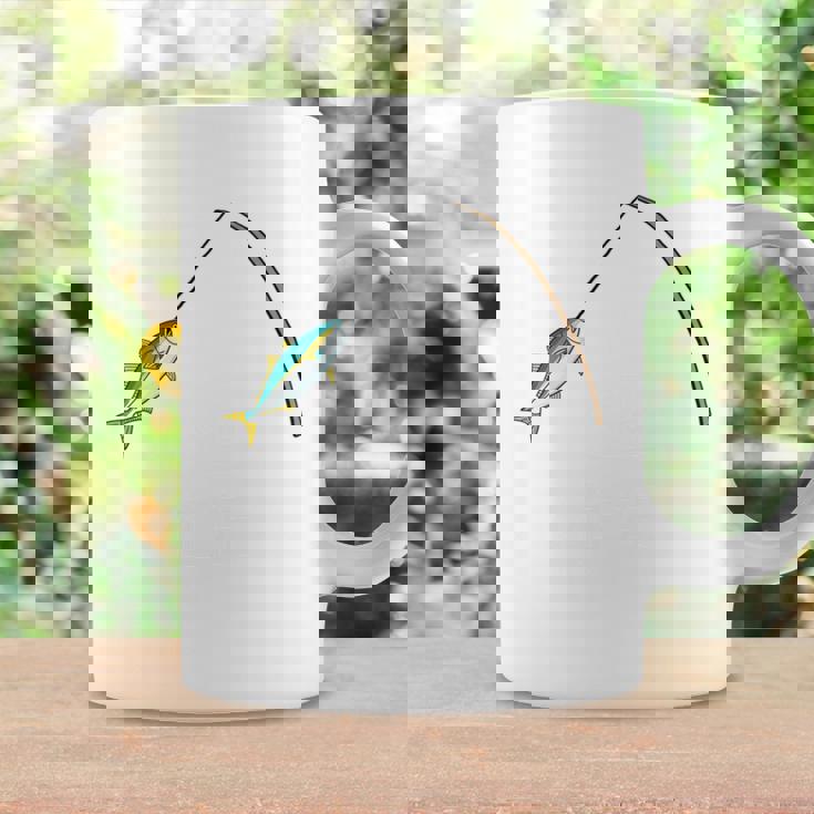 右往左往 さお うお おもしろデザイン 長袖tシャツ コーヒーマグ ギフトのアイデア